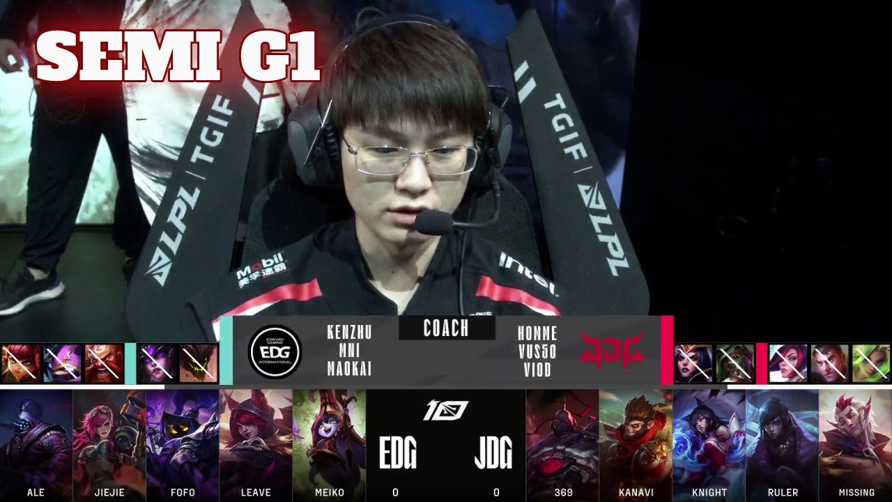 EDG vs JDG - Game 1 | Semi Final LPL Spring 2023 Playoffs | Edward Gaming vs JD Gaming G1