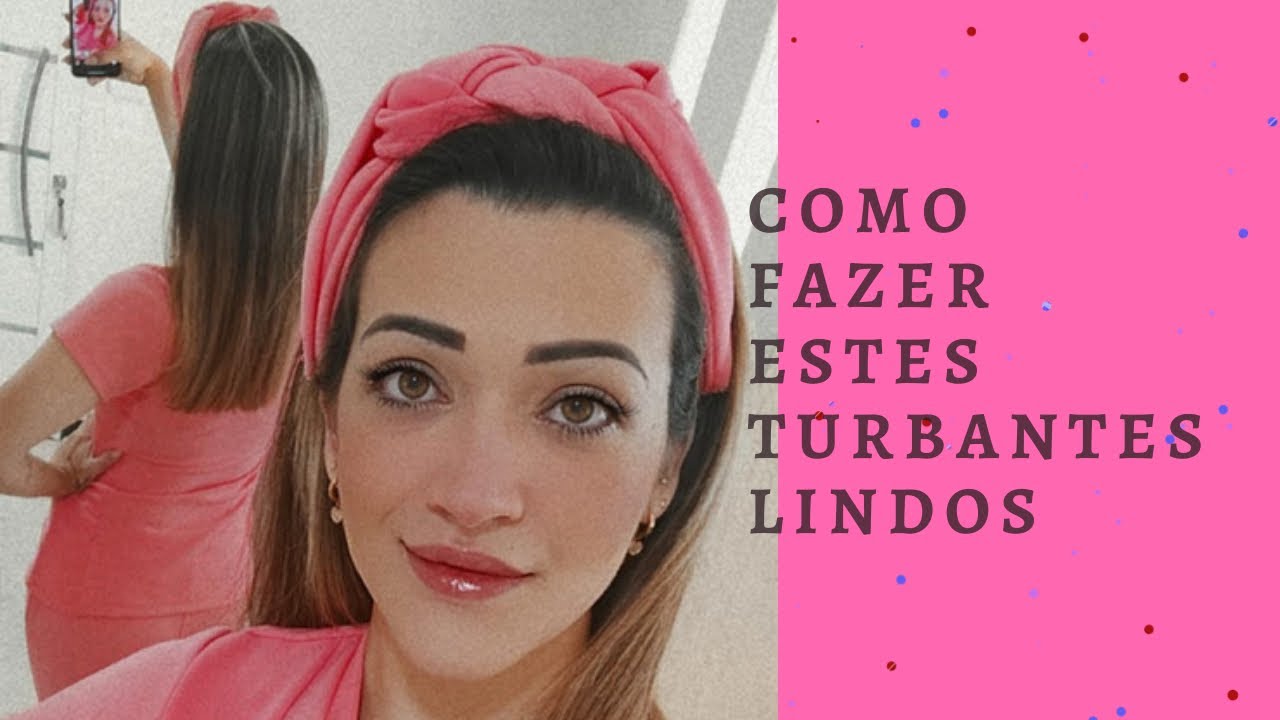 Com fazer TURBANTE trançado- fácil e rápido - passo à passo
