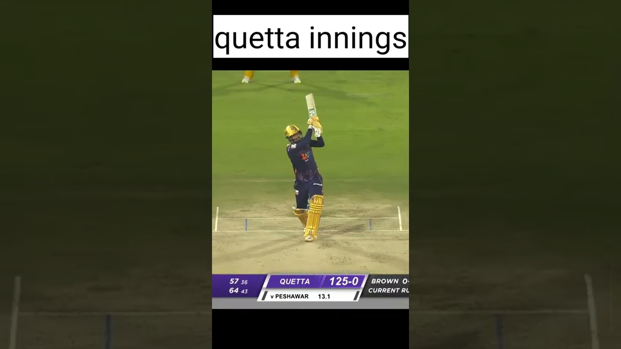 Quetta Gladiators batting highlights | quetta gladiators vs peshawar zalmi | hbl psl 7 live 