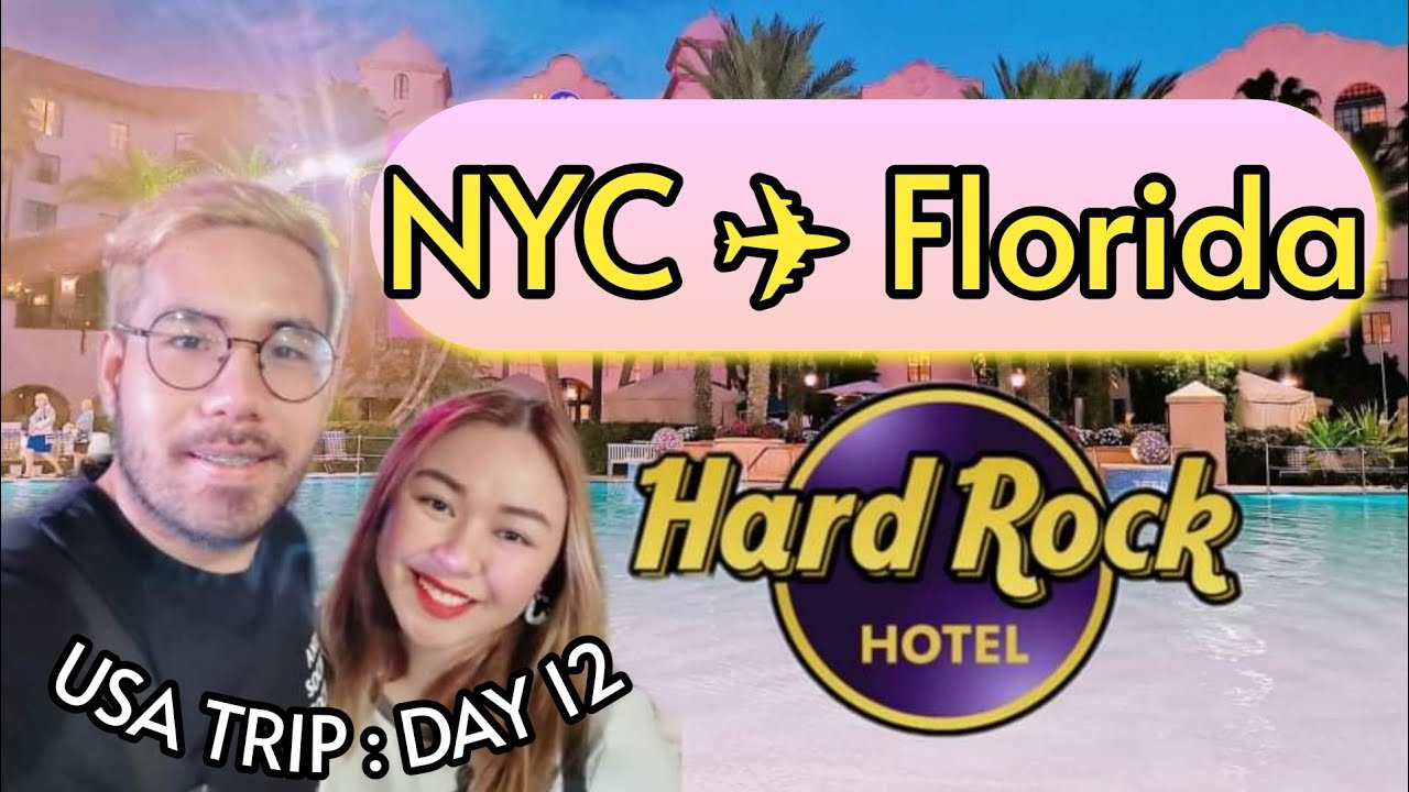 HELLO FLORIDA! | USA VLOG DAY 13 | Hard Rock Hotel Tour, Universal CityWalk