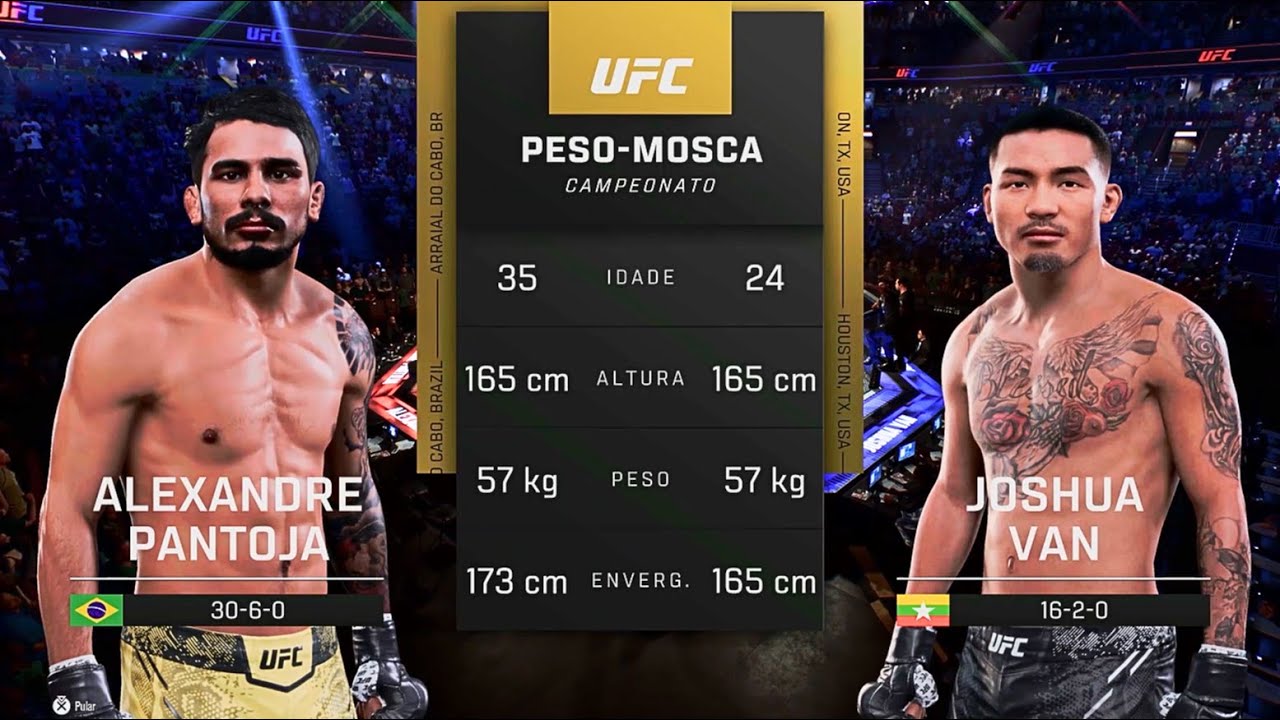 UFC 5 -  UFC 323 -  ALEXANDRE PANTOJA VS JOSHUA VAN - FULL FIGHT -  FielldGamer