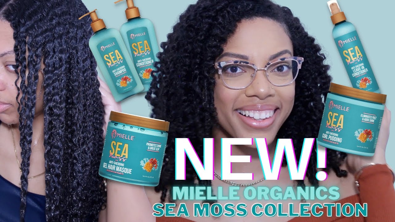 NEW! SEA MOSS ANTI-SHEDDING COLLECTION| MIELLE ORGANICS| CURLSBYTHEDOZEN