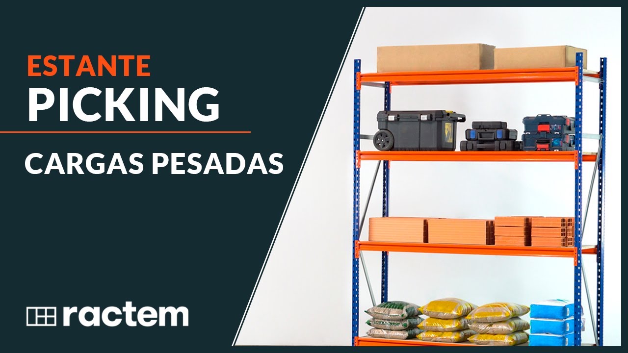 Estante Metálica Picking para Carga Pesada