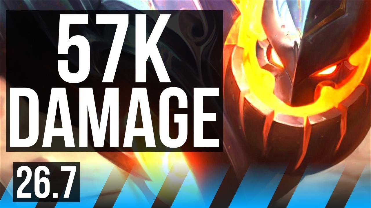 ZAC vs ZED (MID) | 57K damage, 5k gold comeback | EUW Master | 26.7