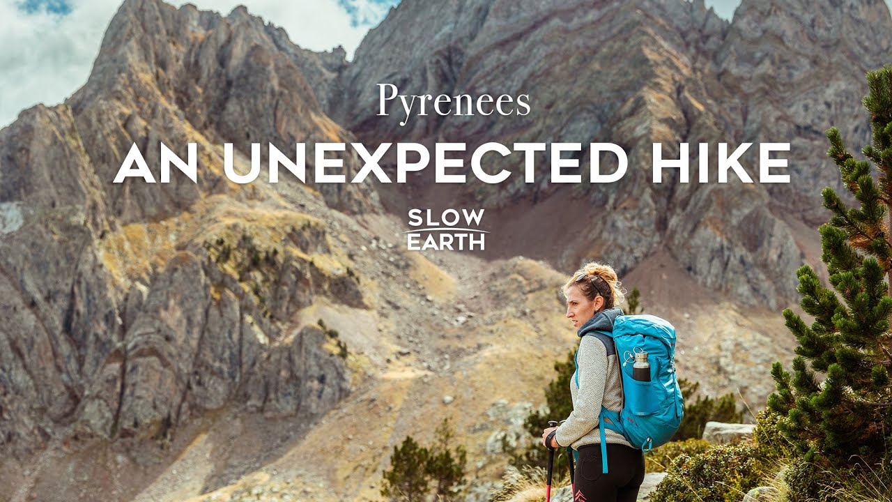 Awesome PYRENEES, an unexpected hike. relax, ASMR ,help study, Nature sounds.