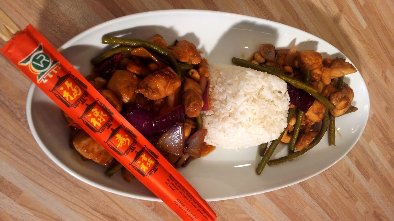 Mykoch.de - Kung Pao Chicken - chinesisches Huhn mit Nüssen
