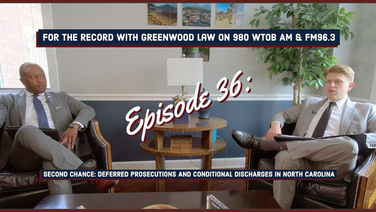 Second Chance: Deferred Prosecutions and Conditional Discharges in North Carolina