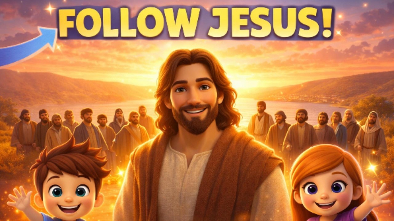 Jesus Chooses His 12 Disciples | Follow Me!  ✨ Bible Story