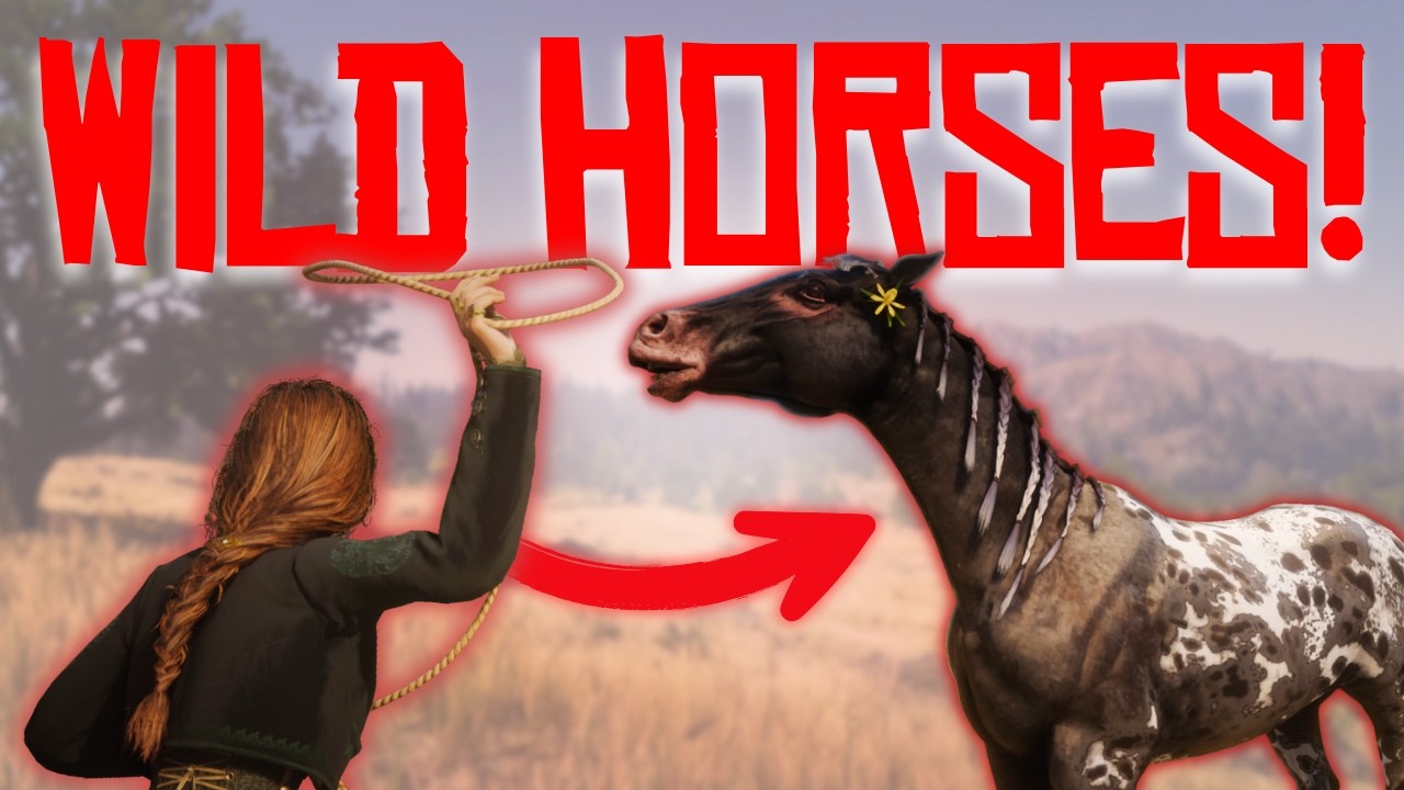Укрощение и дрессировка ДИКИХ ЛОШАДЕЙ! | Red Dead Redemption 2 RP