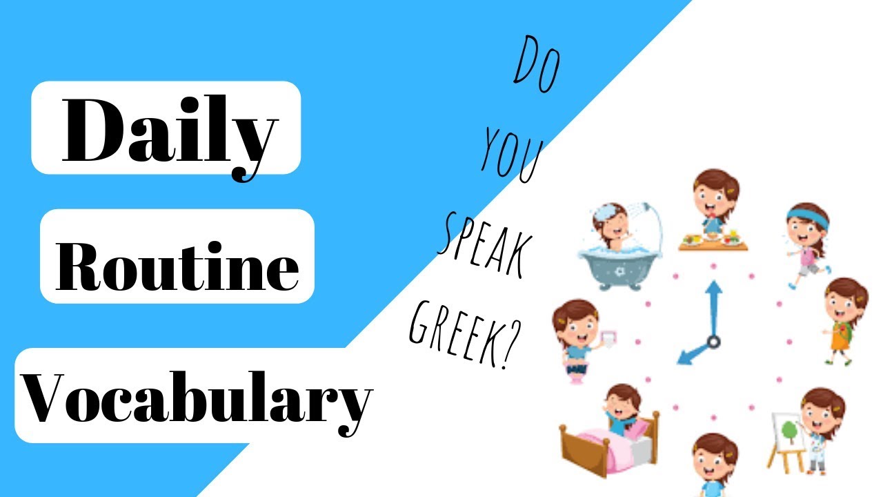 Greek lesson | Daily routine Vocabulary | Do you speak Greek?