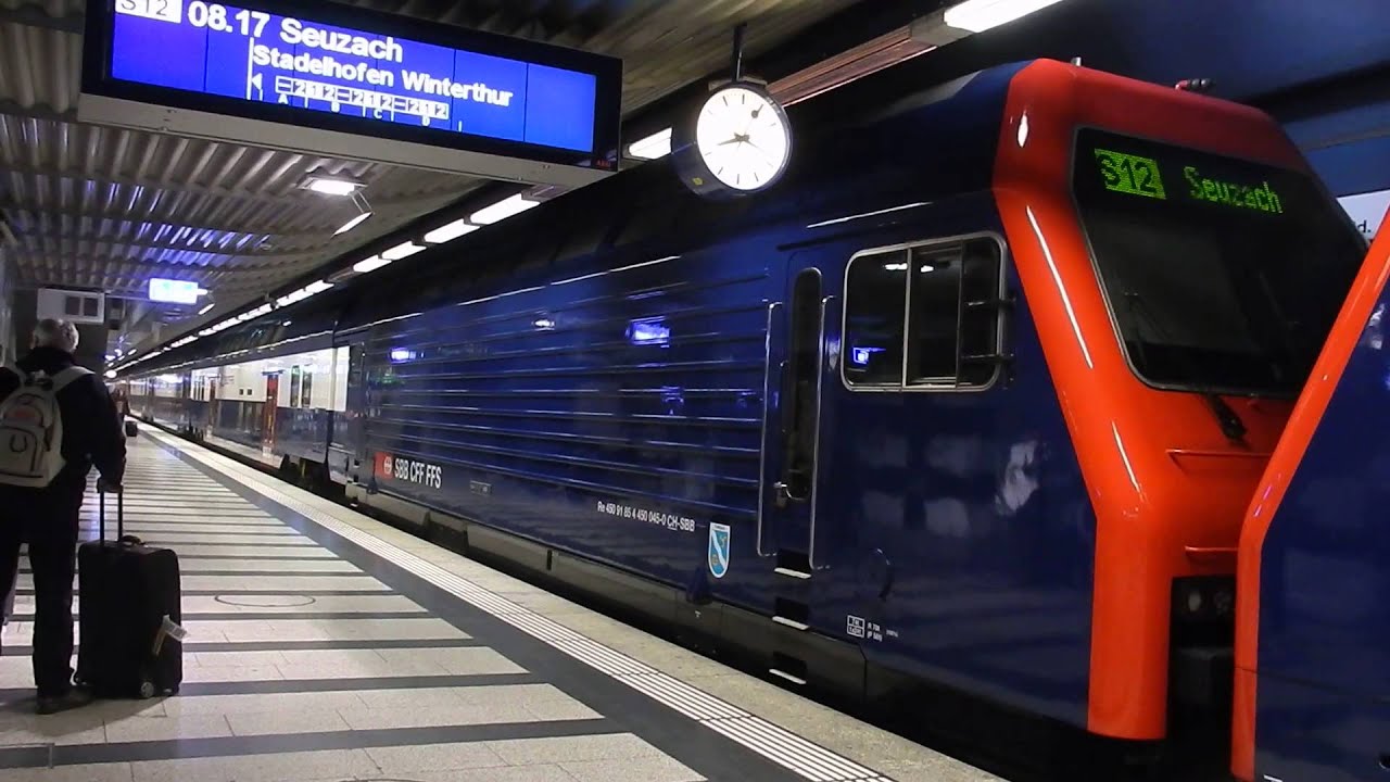 Züge S-Bahn  Zürich Hauptbahnhof (SBB/ZVV)