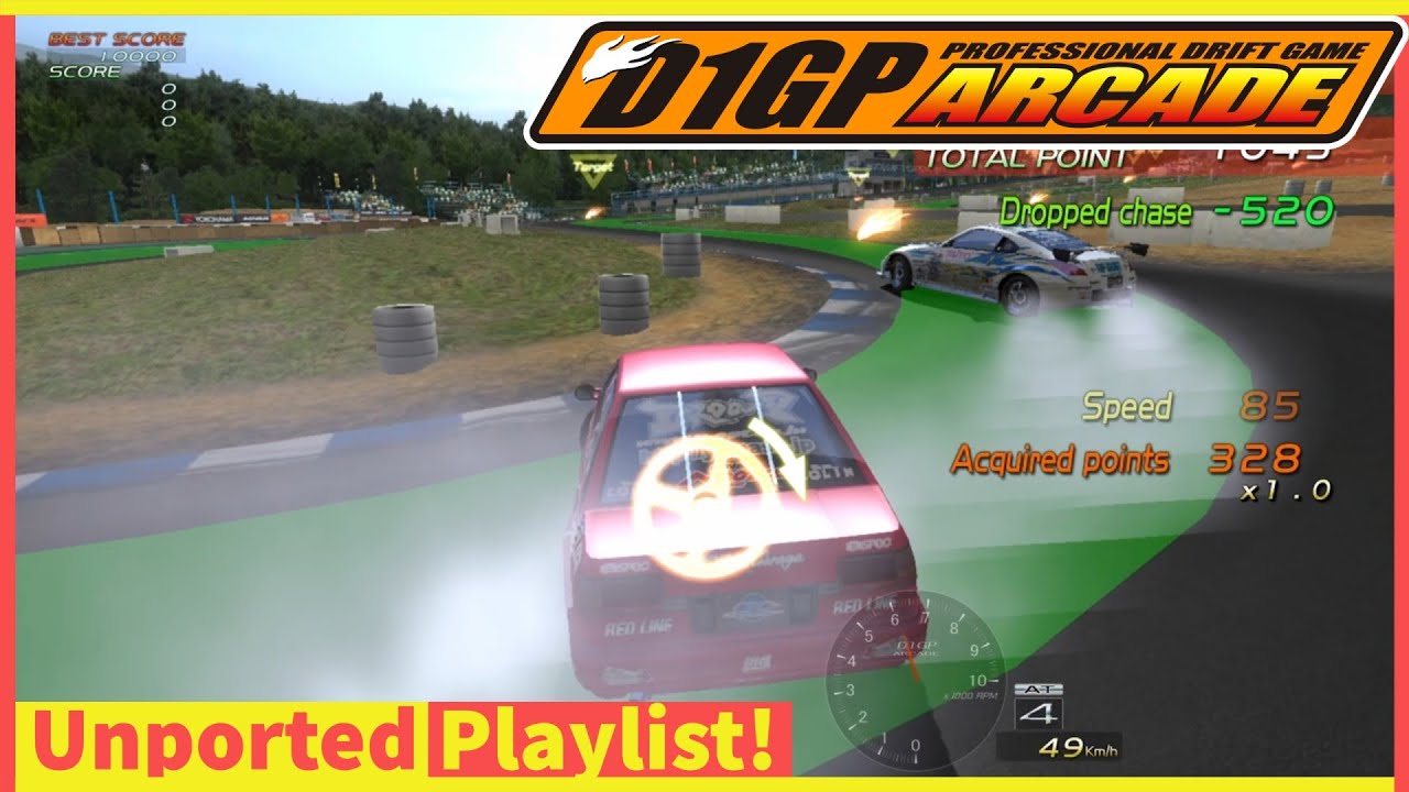A Drifting Game D1GP! Taito's Arcade Racing Game that Really Isn't Racing! Teknoparrot Fun Long Play