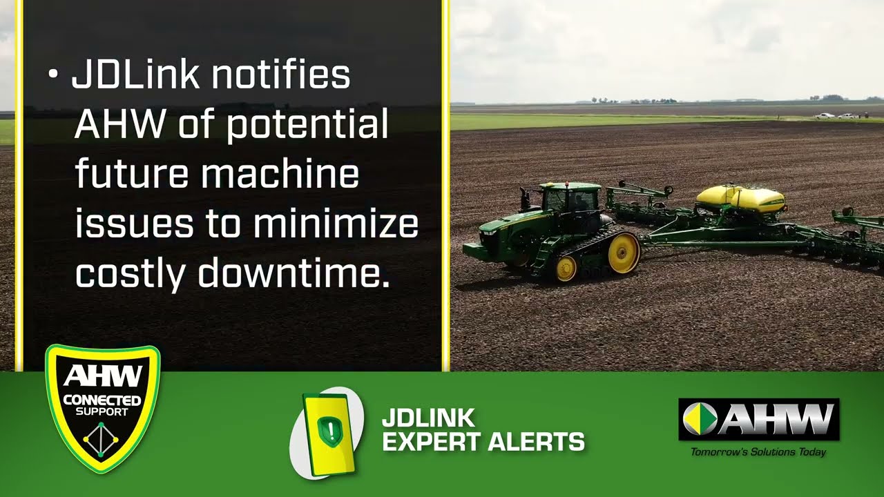 AHW Connected Support - JDLink Expert Alerts