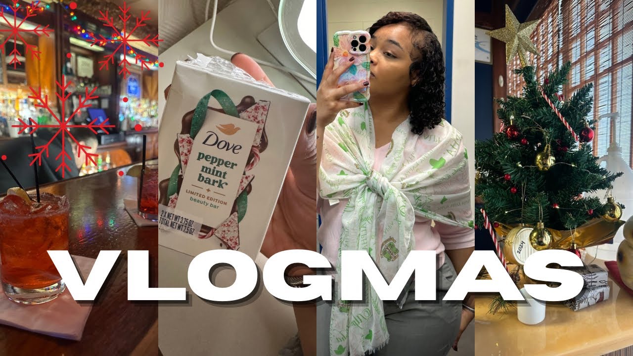 Влогмас | Мы пришли в бар в пижамах | Ужин, встречи и последние дни занятий