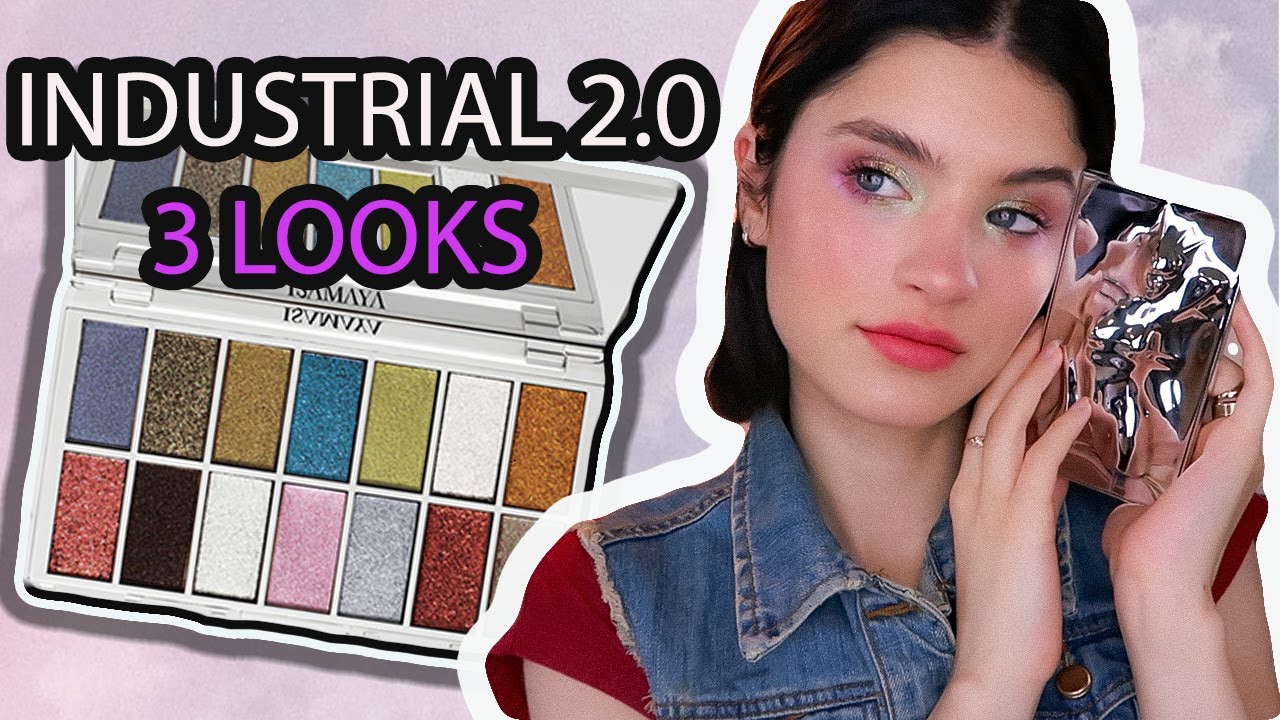 ISAMAYA BEAUTY INDUSTRIAL 2.0 PALETTE! 3 LOOKS