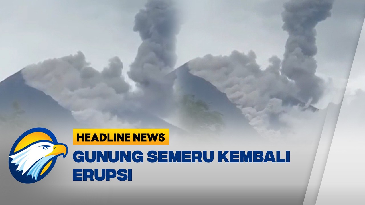 [HEADLINE NEWS, 13/02] Semburkan Awan Panas, Gunung Semeru Erupsi