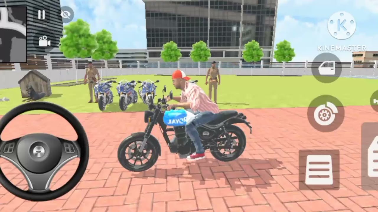 🎮Franklin order by 6️⃣ BMW Bike in Indian Bike Thief Auto simulator. 🎮