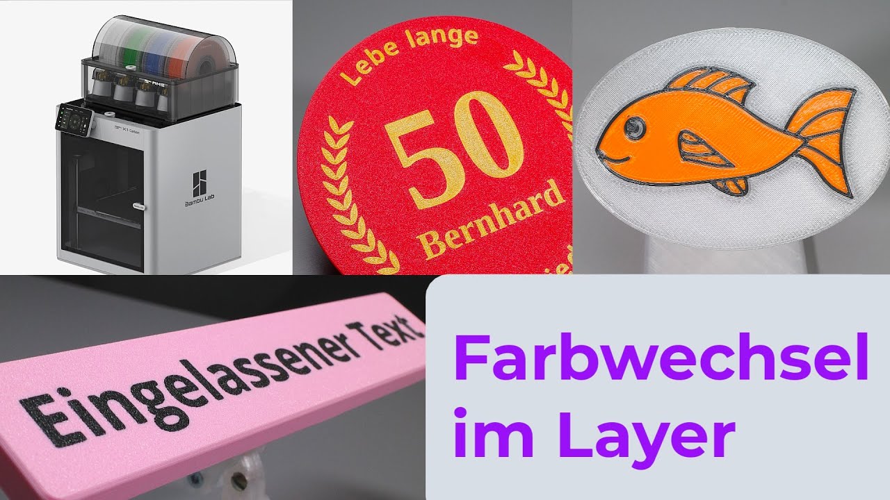 Bambulab: Multicolor in der Oberfläche
