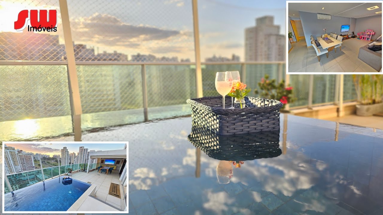 R$2.080.000mil Cobertura Linear 315m² 4Vgs - Via Azaleas - Águas Claras DF