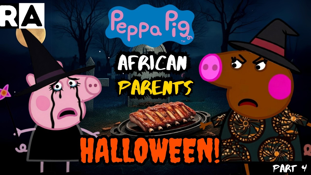 АФРИКАНСКИЕ РОДИТЕЛИ на ХЭЛЛОУИН!!!🎃 |Свинка Пеппа Прт 3.5| Раиса Артиста