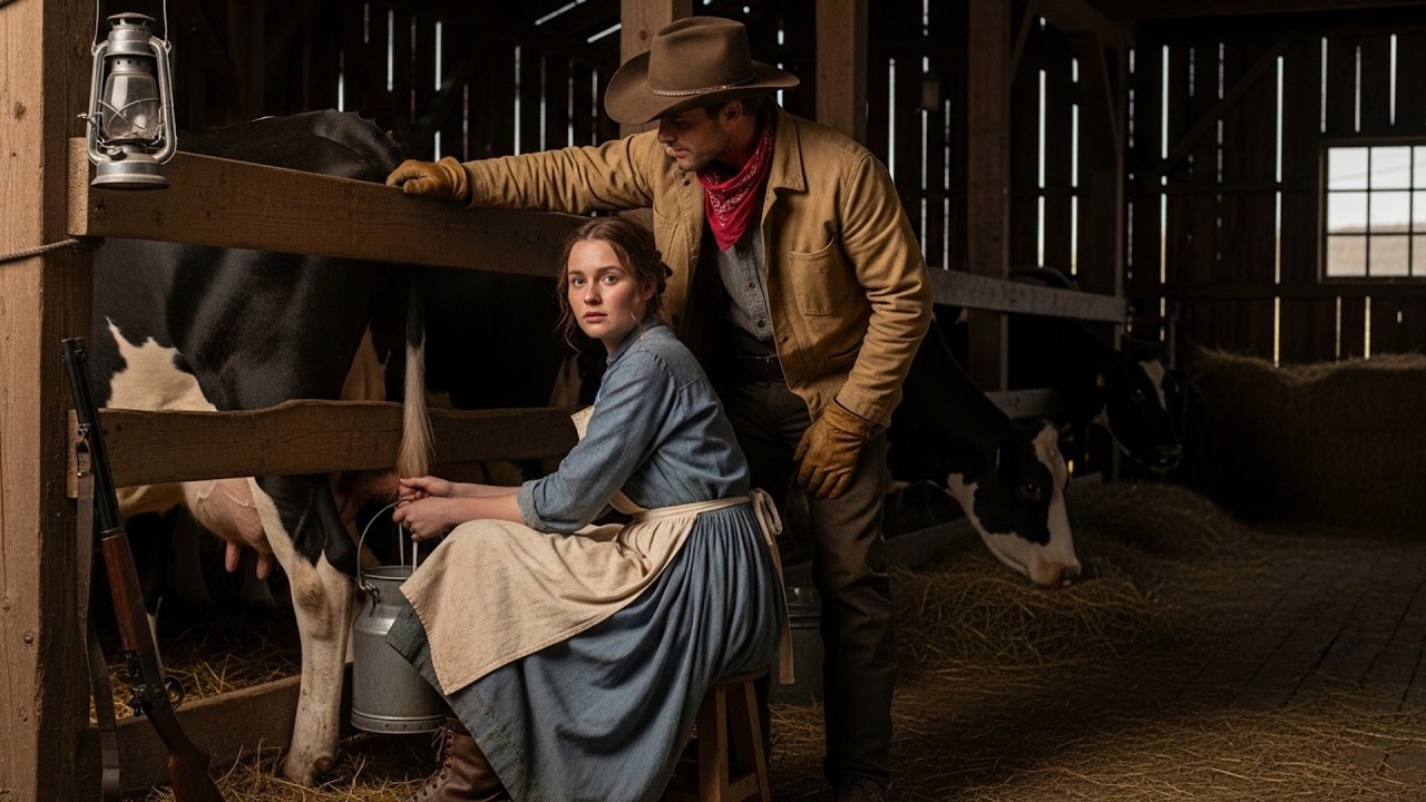 She Was Milking Cows Before Dawn Every Morning, The Cowboy Started Waking Early To Help Her Finish