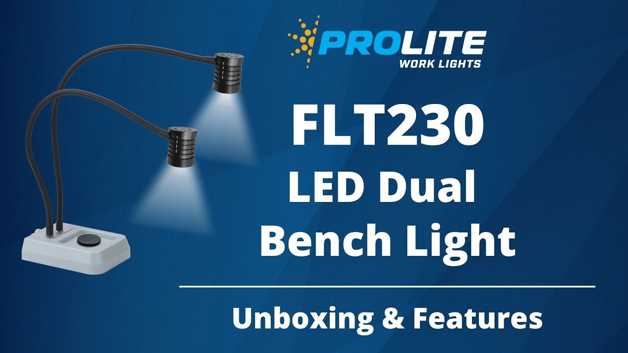 ProLite LED Dual 440 Lumen Bench Light - Alert FTL230 - Unboxing & Features