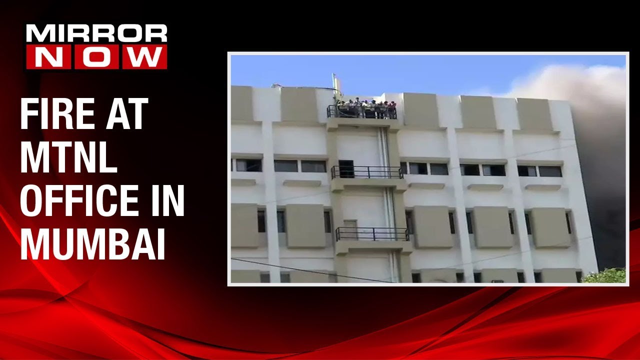 Fire breakout at MTNL office in Bandra as tenders and rescue operators try to free trapped people