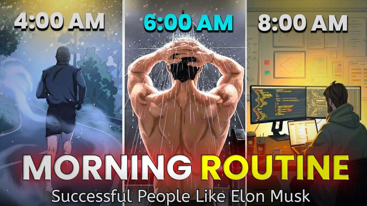 The Perfect Morning Habits 2026 (successful people like Elon Musk ) 