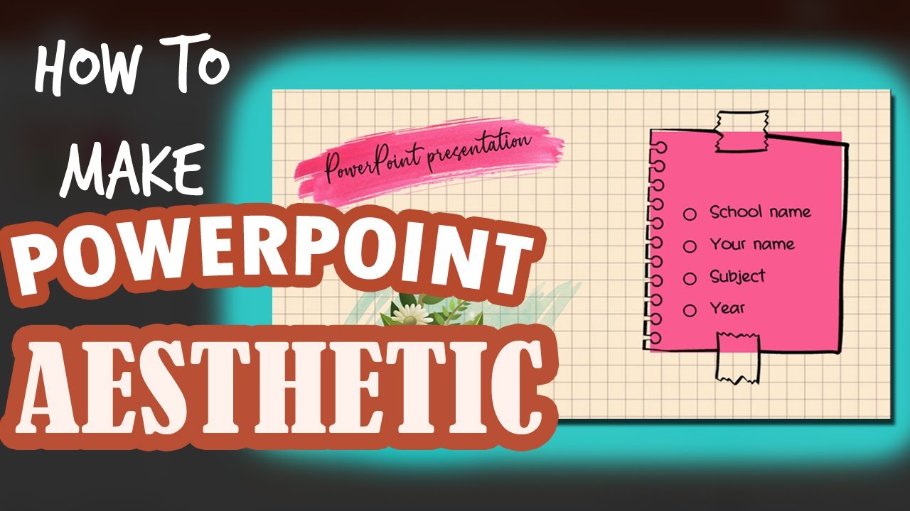 Aesthetic PowerPoint presentation tutorial - PowerPoint slide design - Enix Tutorial