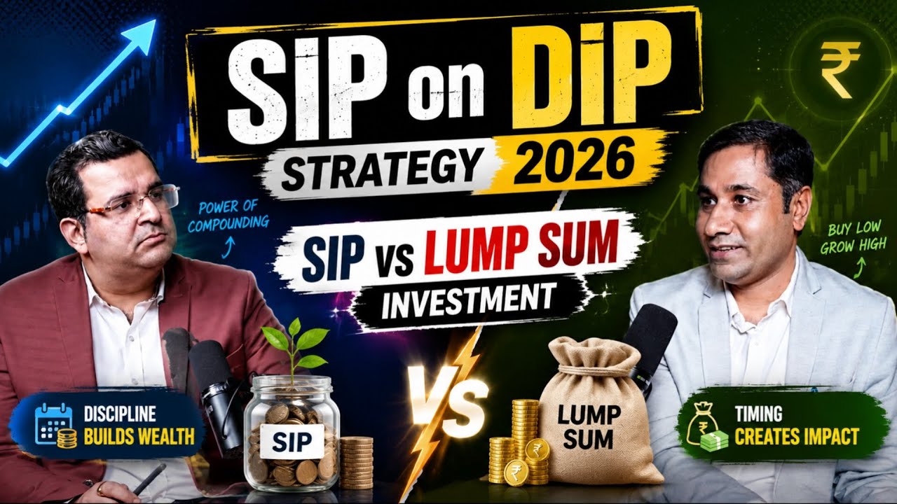 SIP on Dip Strategy 2026 | SIP vs Lump Sum Investment | Insights by Gajendra Kothari 🔥