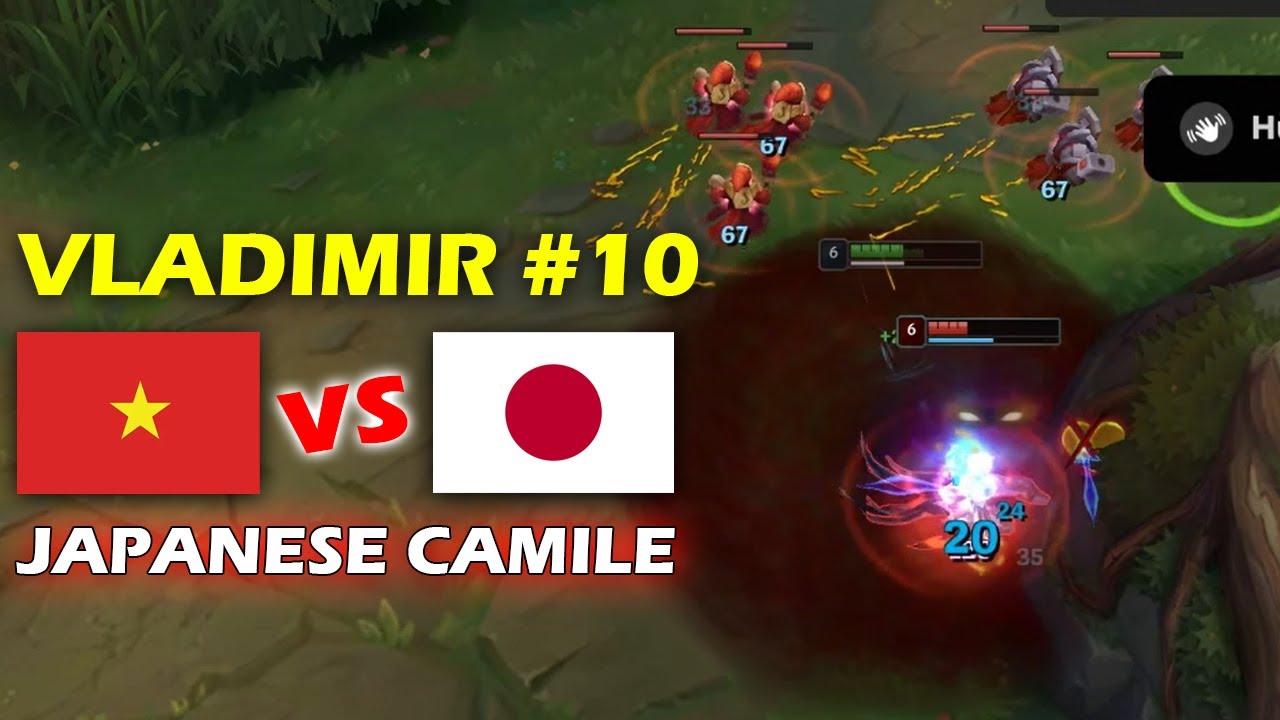 Vladimir Guide #10 - Huỷ Diệt Camile Kim Cương Rank Nhật Bản