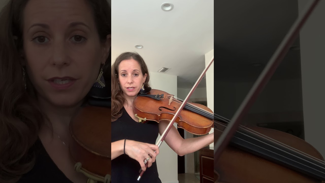 Viola Instruction - Practicing Staccato, Bow Changes, and String Crossing