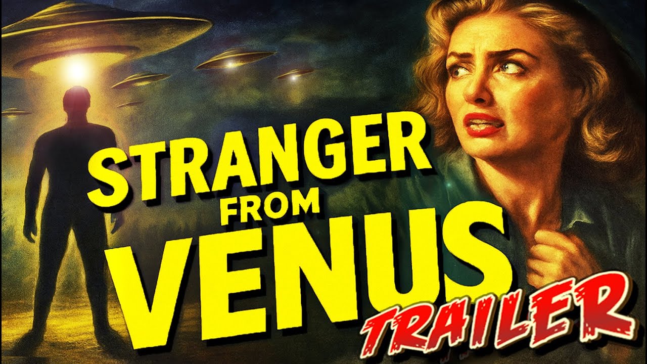 Stranger from Venus🚀(1954) Alien Warning from the Stars! Modern Trailer!