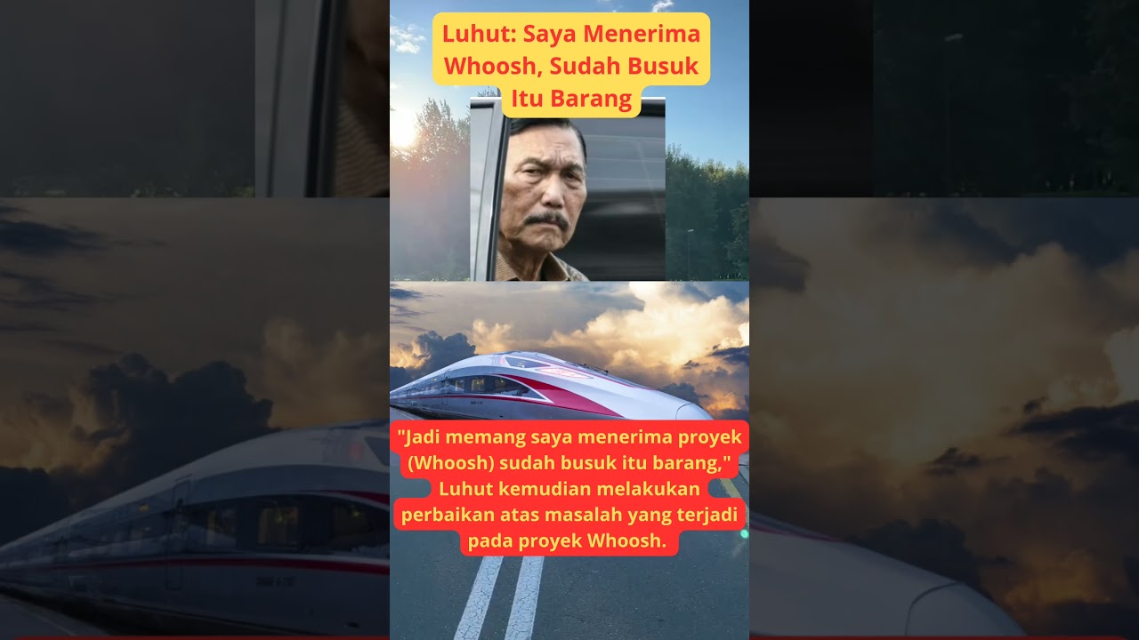 Whoosh busuk, waduh gimana ini? #infoindonesia #keretacepatjakartabandung #whoosh