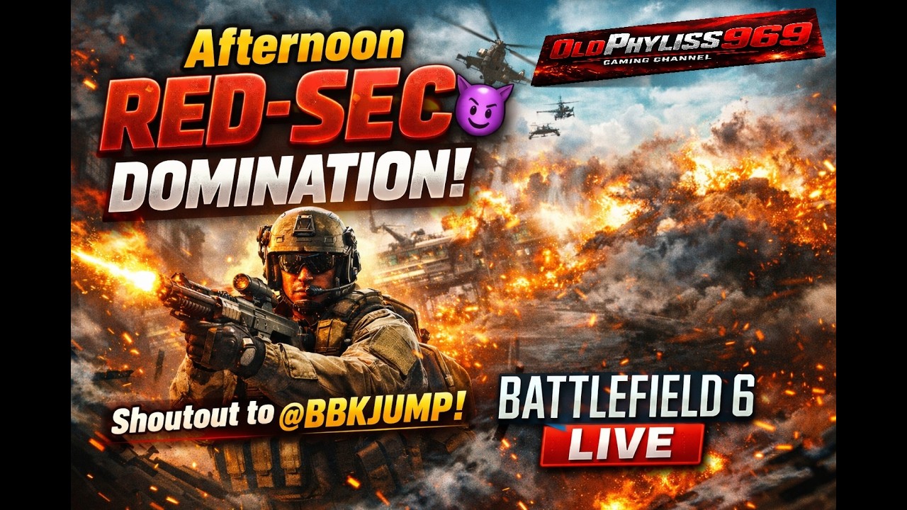 Afternoon Red-Sec Domination 😈 | Shoutout to @BBKJUMP | Battlefield 6 LIVE    #redsec#bf6#BF6Live
