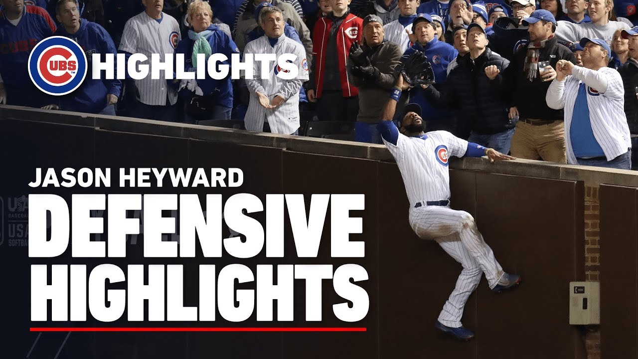 Cubs Outfielder Jason Heyward's Defensive Highlights