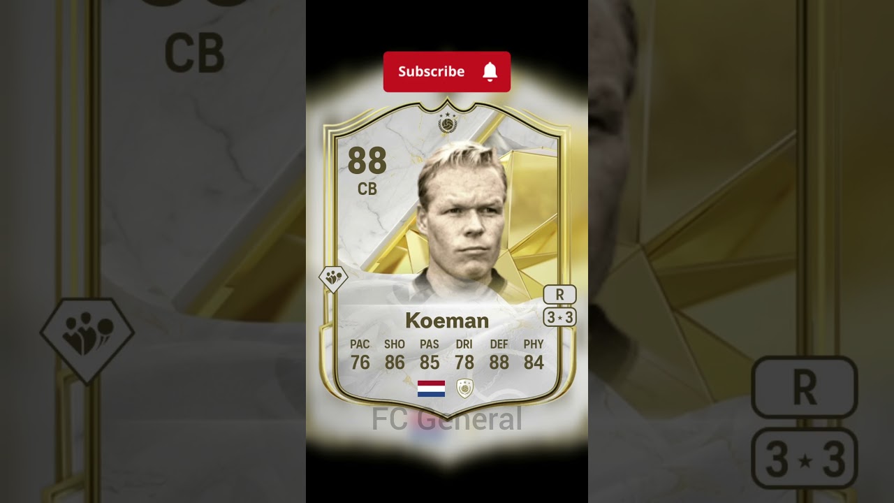 Ronald Koeman FC 25 cards #fifa #icon #fc25 #football #koeman