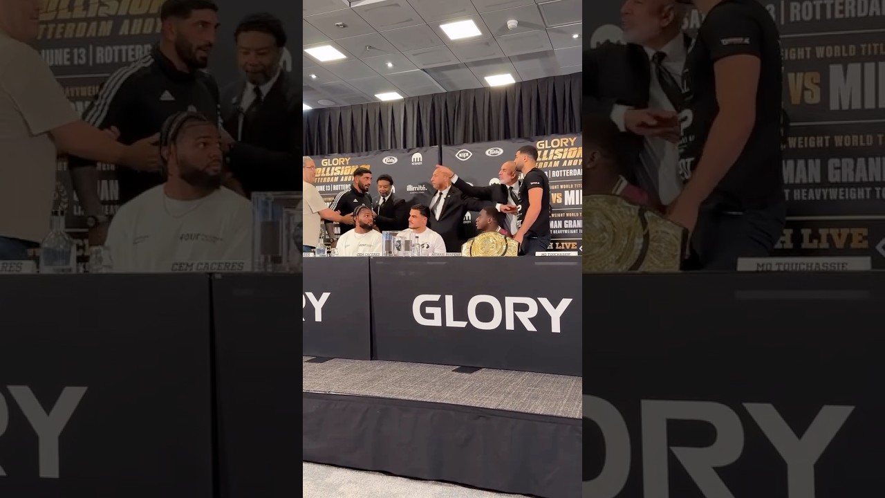 Things got tense between Bahram Rajabzadeh and Mo Touchassie at the #COLLISION9 press conference 👀