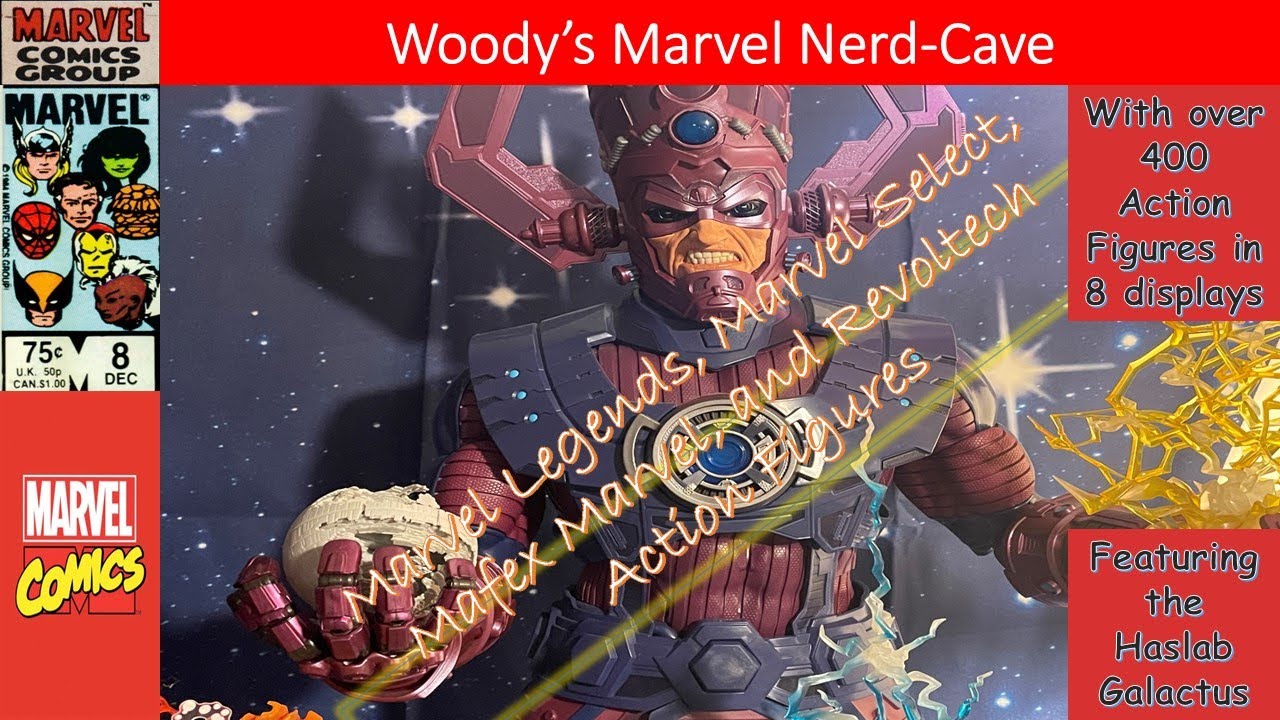 MARVEL LEGENDS TOY ROOM TOUR with over 400 action figures.