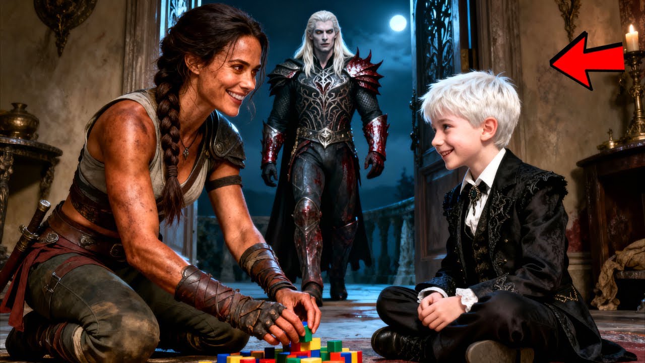 Vampire King Came Back Without Warning… Froze When He Saw What the Human Maid Was Doing To His Son
