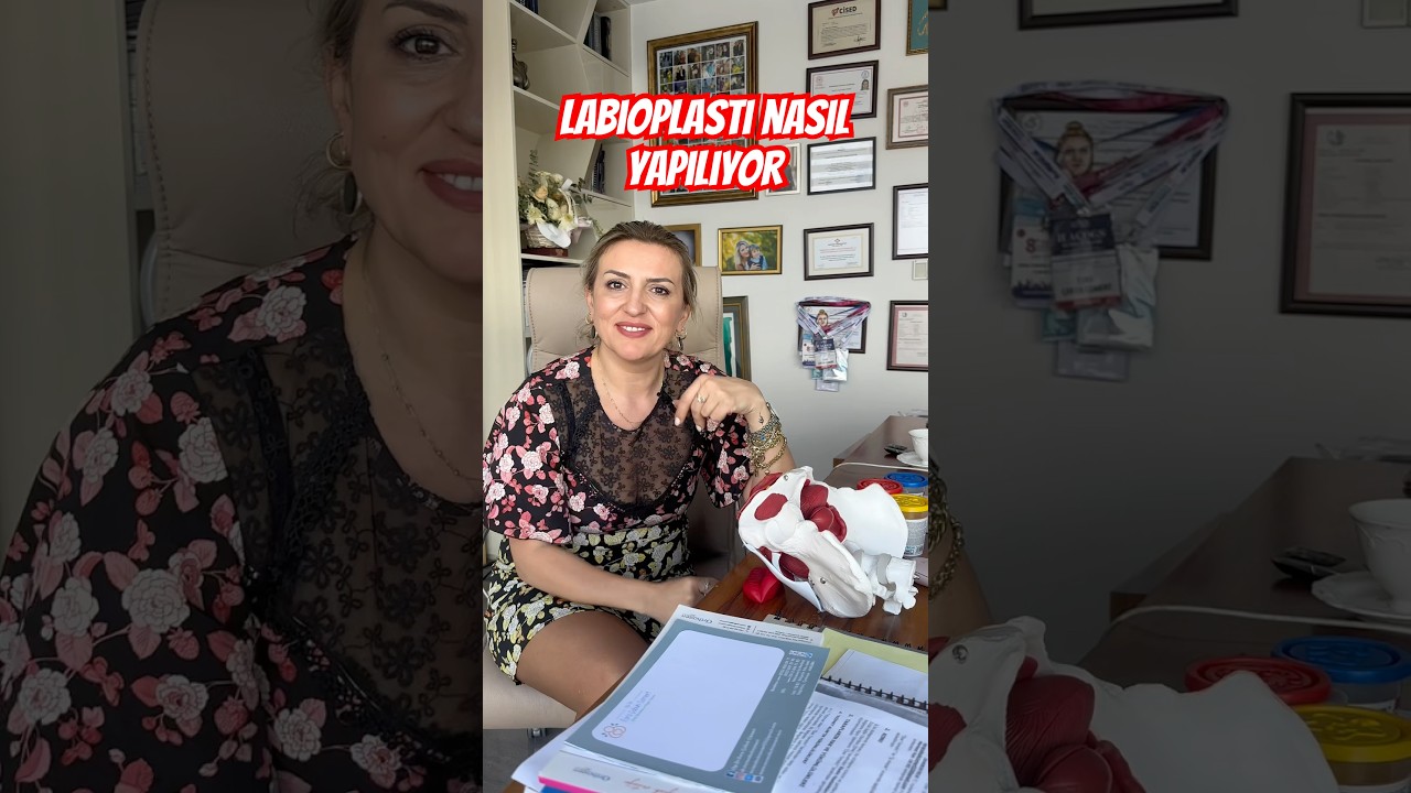 Labioplasti ameliyatı nasıl yapılıyor? Maket &uuml;zerinde anlattık #labioplasti #genitalestetik