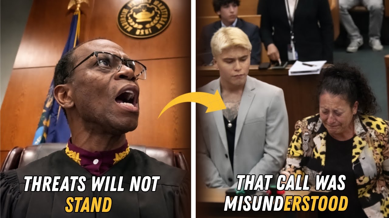 &ldquo;Courtroom SHOCK: Threatening Call Caught on Tape Before Trial!&rdquo;