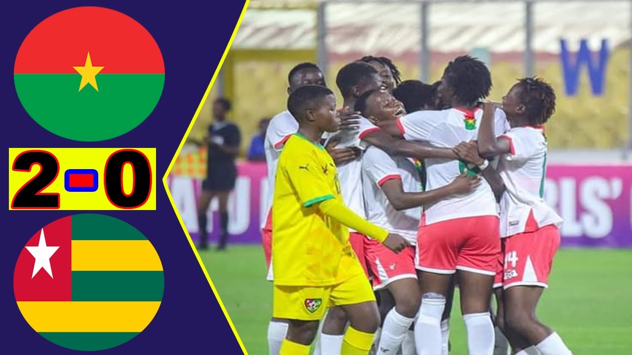 Burkina Faso 🆚 Togo 2 - 0 : Résumé de la rencontre :Tournoi (WAFU) UFOA (B) U 20) féminin 2023
