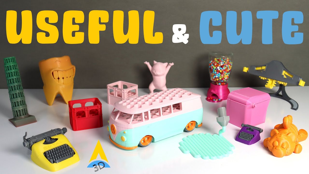 12 Useful & Cute Things To 3D Print | Satisfying #3dprinting | Anycubic Kobra Max