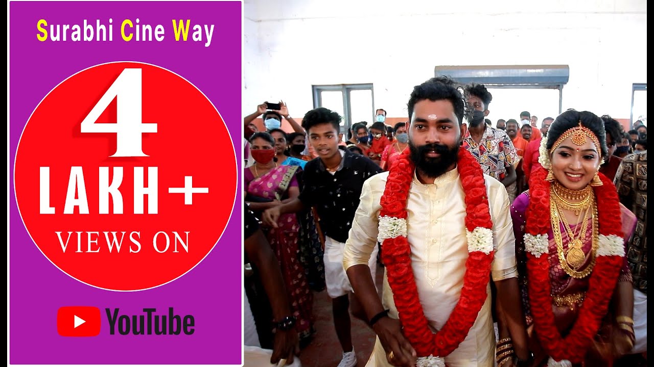 #SurabhiCineWay Wedding Welcome Dance | Dharala Prabhu | Vaathi Coming | Mass Entry of Bride&Groom