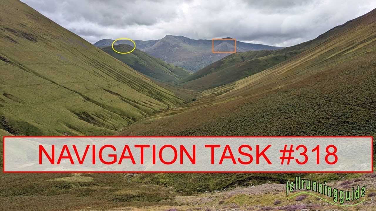 Map Reading Task 318 - Identify the mountain features