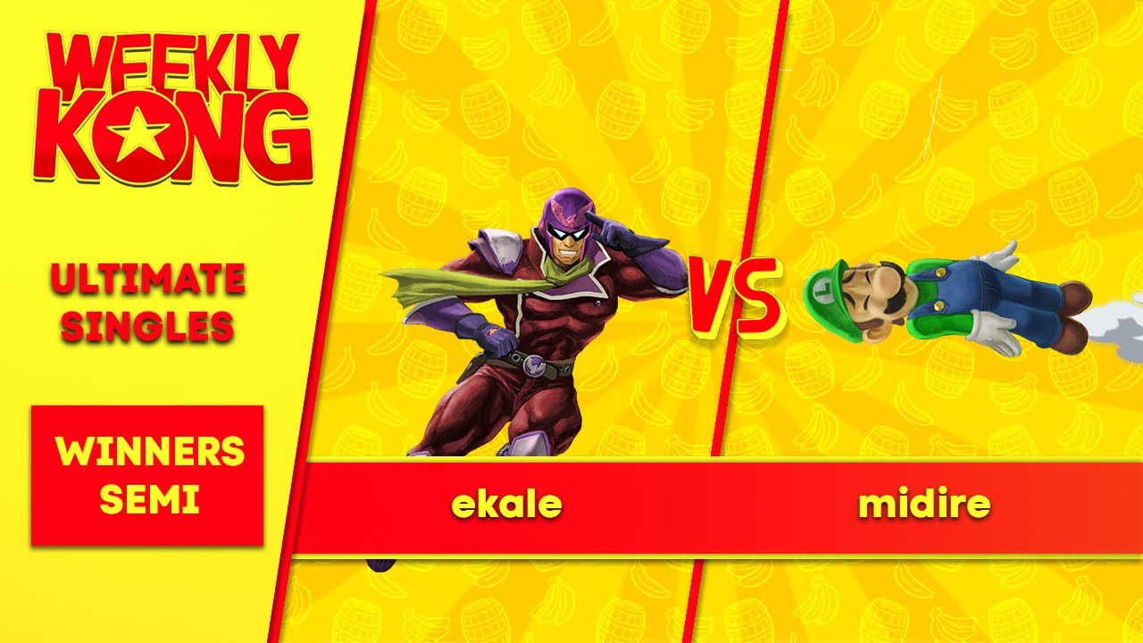 KONG#7 - Winners Semi-Final - ekale (Captain Falcon) VS midire (Luigi)