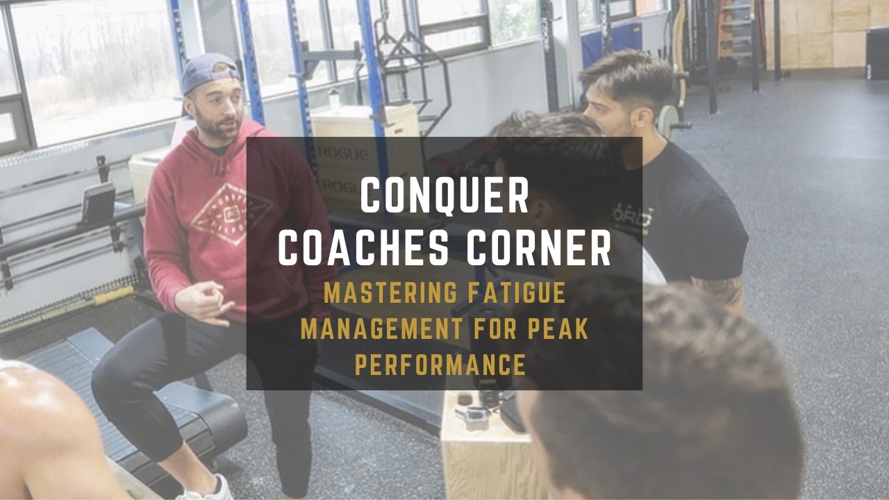 Mastering Fatigue Management for Peak Performance - Coaches Corner