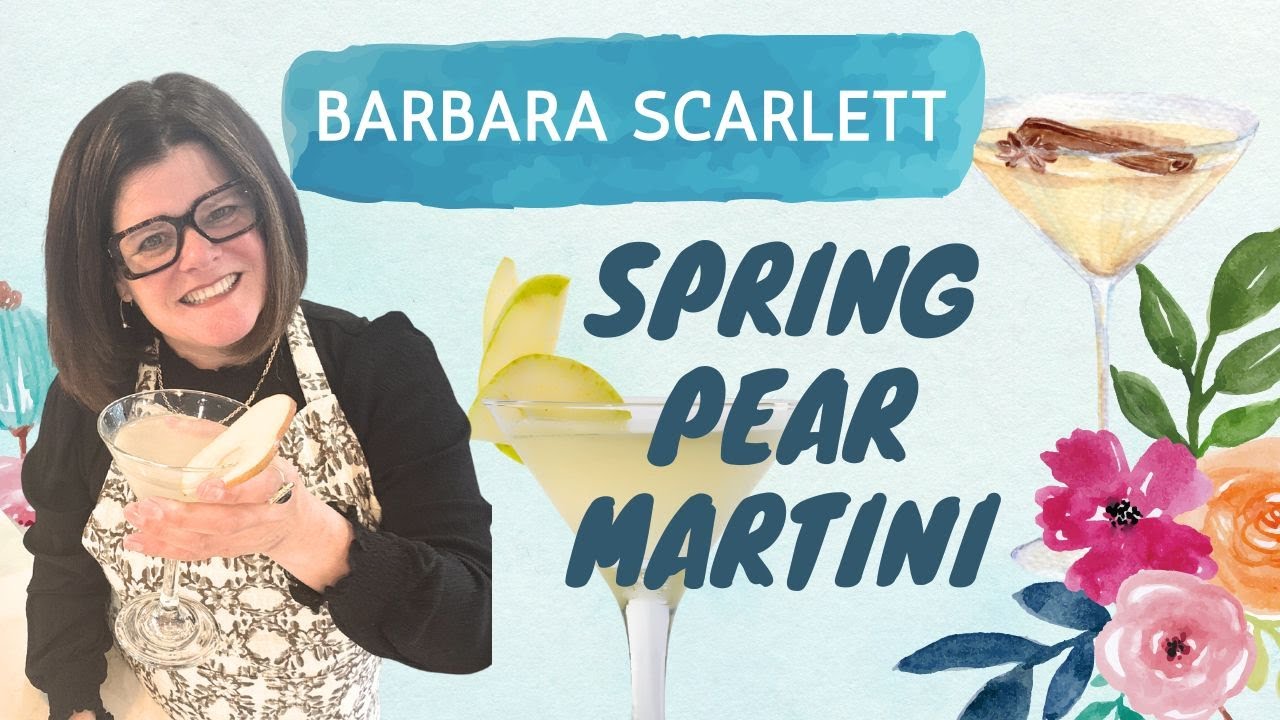 Spring Pear Martini! 🍐 Sweet & Refreshing Cocktail Recipe