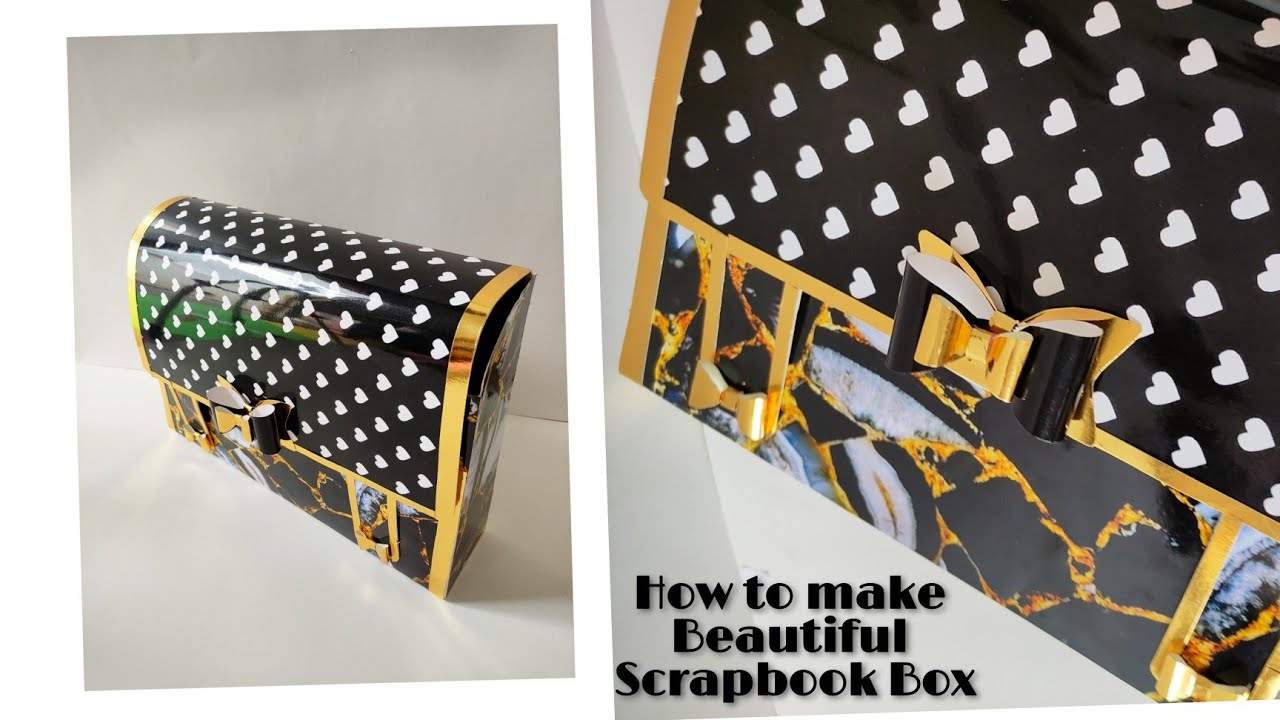 How to make box for scrapbook |Creativepiu